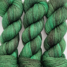 Load image into Gallery viewer, Green Velvet Plush Fingering