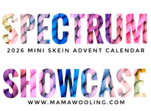 Load image into Gallery viewer, Spectrum Showcase Mini Skein Advent 2026!
