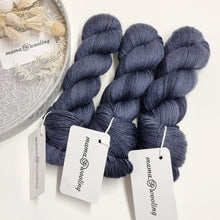 Load image into Gallery viewer, Charcoal Plush Fingering