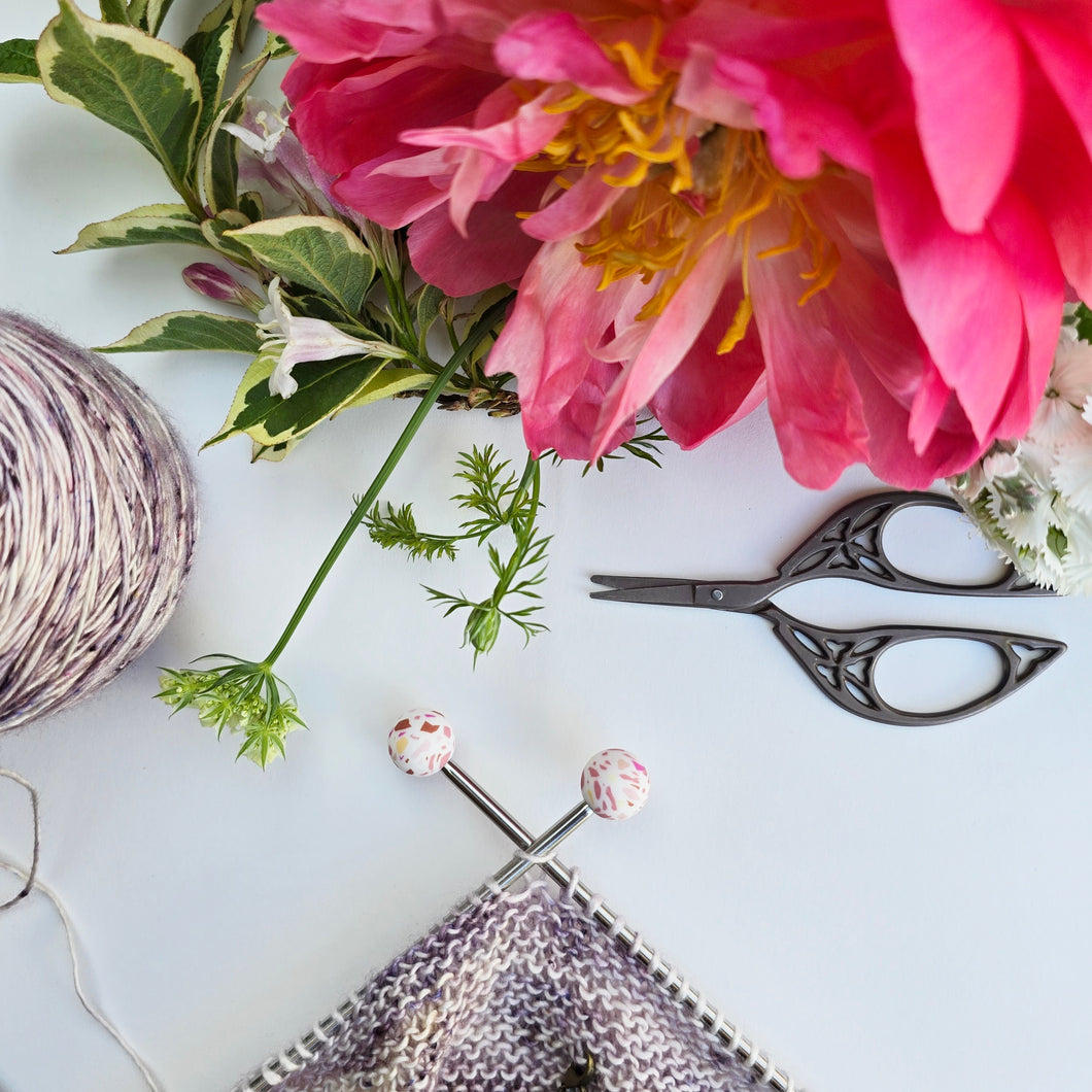 Needle Stoppers - Pink Terrazzo