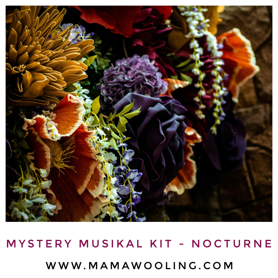 WestKnits Mystery MusiKAL Kit - Nocturne. Last one, ready to ship.