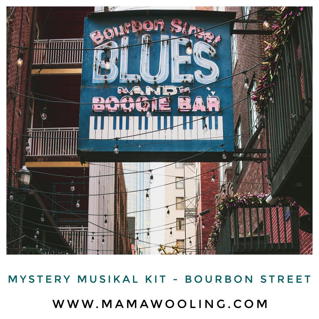 WestKnits Mystery MusiKAL Kit - Bourbon Street. Ready to ship!