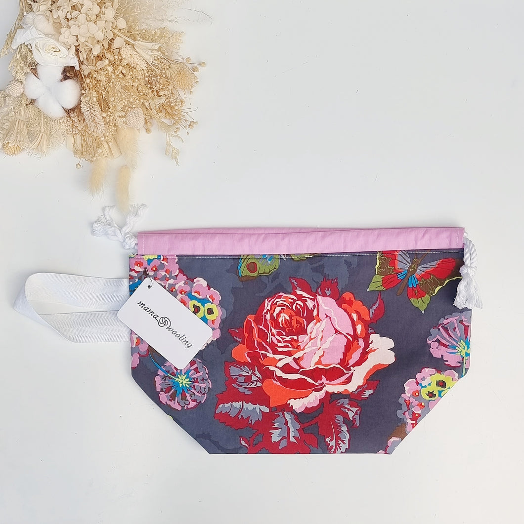 Deluxe Project Bag - Bold Blooms